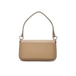 Ck Lv04k3148g Sculpted Flap Shoulder Pouch25 Kadın Çanta – BEJ - Görsel 3