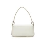 Ck Lv04k3148g Sculpted Flap Shoulder Pouch25 Kadın Çanta – BEYAZ - Görsel 4