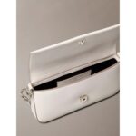 Ck Lv04k3148g Sculpted Flap Shoulder Pouch25 Kadın Çanta – KREM - Görsel 4