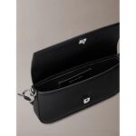 Ck Lv04k3148g Sculpted Flap Shoulder Pouch25 Kadın Çanta – SİYAH - Görsel 2
