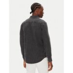 Ck Lv040bm733 Casual Classıc Vaıl Denım Erkek Gömlek – SİYAH - Görsel 3