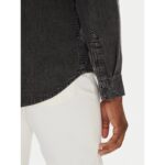 Ck Lv040bm733 Casual Classıc Vaıl Denım Erkek Gömlek – SİYAH - Görsel 5