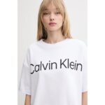 Ck Lv044c903g A-ss Boxy Logo Graphic Tee Kadın Tshırt – BEYAZ - Görsel 3