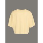 Ck Lv044c903g A-ss Boxy Logo Graphic Tee Kadın Tshırt – SARI - Görsel 2