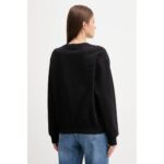 Ck Lv047b236g Ls Archıve Logo French Terry Rlx Kadın Sweatshirt – SİYAH - Görsel 2