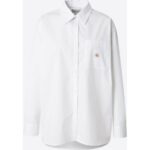 Ck Lv047c143g Poplın Relaxed Kadın Gömlek – BEYAZ - Görsel 5