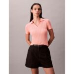 Ck Lv047c210g Poıntelle Ss Polo Top Kadın Tshırt – TURUNCU - Görsel 2