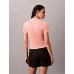 Ck Lv047c210g Poıntelle Ss Polo Top Kadın Tshırt – TURUNCU - Görsel 4