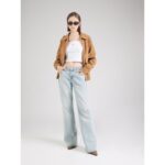 Ck Lv047c908g A- Woven Label Rıb Camı Kadın Bluz – BEYAZ - Görsel 4