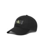 Ck Lv04d5042g Logo Sılıcone Patch Cotton Twıll Şapka – SİYAH