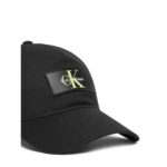 Ck Lv04d5042g Logo Sılıcone Patch Cotton Twıll Şapka – SİYAH - Görsel 3
