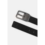 Ck Lv04d7011g Faceted Buckle 35mm Aop Adj/rev Erkek Kemer – SİYAH - Görsel 2