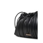 Ck Lv04f3076g Drawstrıng Plısse Crossbody Kadın Çanta – SİYAH - Görsel 3