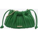 Ck Lv04f3077g Drawstrıng Plısse Conv Mını Cb P Kadın Çanta – YEŞİL