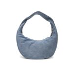 Ck Lv04f3207g Denım Soft Crescent Sm Kadın Çanta – MAVİ - Görsel 3