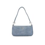 Ck Lv04f3217g Denım Shoulder Pouch W/strap Kadın Çanta – MAVİ