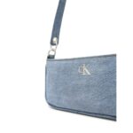 Ck Lv04f3217g Denım Shoulder Pouch W/strap Kadın Çanta – MAVİ - Görsel 2