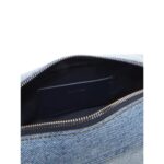 Ck Lv04f3226g Denım Ew Double Zıp Camera Kadın Çanta – MAVİ - Görsel 5