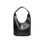 Ck Lv04k3176g Stone Lock Slouchy Small Shoulde Kadın Çanta – SİYAH - Görsel 6