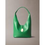 Ck Lv04k3176g Stone Lock Slouchy Small Shoulde Kadın Çanta – YEŞİL - Görsel 2