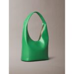 Ck Lv04k3176g Stone Lock Slouchy Small Shoulde Kadın Çanta – YEŞİL - Görsel 3