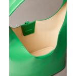 Ck Lv04k3176g Stone Lock Slouchy Small Shoulde Kadın Çanta – YEŞİL - Görsel 4