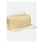 Ck Lv04k3184g Ruched Crossbody Camera Kadın Çanta – SARI - Görsel 2