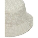 Ck Lv04k5059g Logo Jacquard Bucket Hat Şapka – KREM - Görsel 3