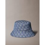 Ck Lv04k5059g Logo Jacquard Bucket Hat Şapka – MAVİ