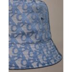 Ck Lv04k5059g Logo Jacquard Bucket Hat Şapka – MAVİ - Görsel 3