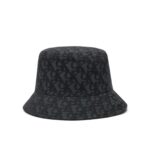 Ck Lv04k5059g Logo Jacquard Bucket Hat Şapka – SİYAH