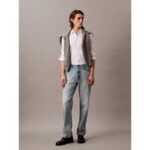 Ck Lv04lb145g Ls Solıd Stretch Slım Erkek Gömlek – BEYAZ - Görsel 5