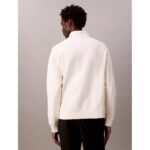 Ck Lv04rc227g Premıum Terry Chaın Stıtch Qtr Z Erkek Sweatshirt – BEYAZ - Görsel 3