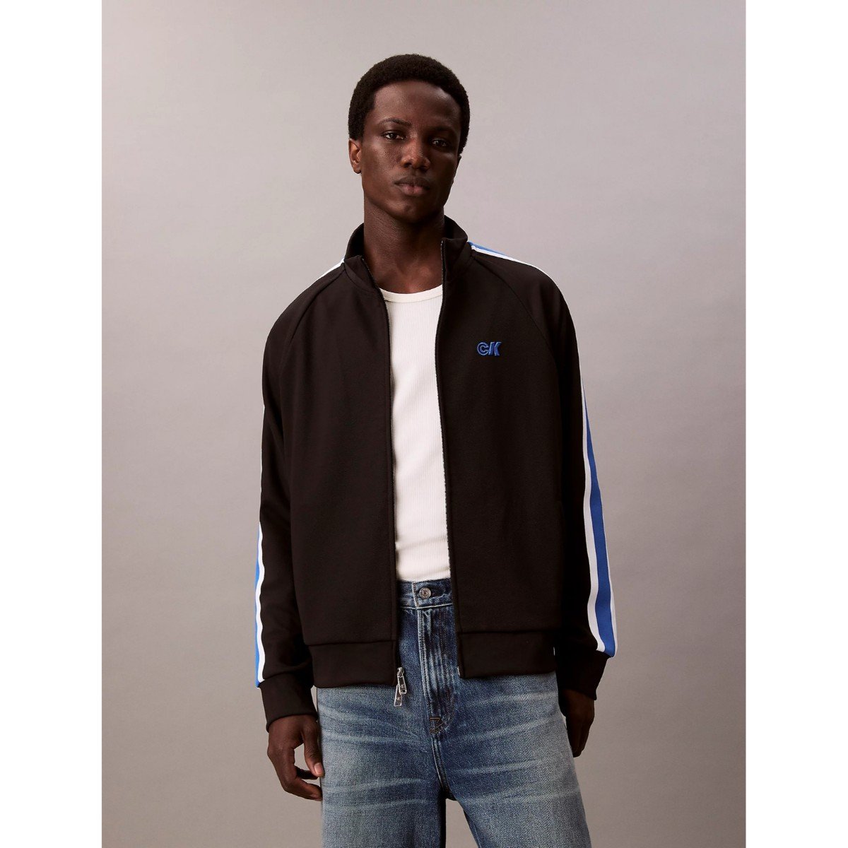 153315-0-ck-lv04rc231g-stretch-twill-track-erkek-sweatshirt-01034794e43b Ck Lv04rc231g Stretch Twıll Track Erkek Sweatshirt – SİYAH - Görsel 1