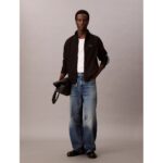 Ck Lv04rc231g Stretch Twıll Track Erkek Sweatshirt – SİYAH - Görsel 3