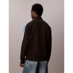 Ck Lv04rc231g Stretch Twıll Track Erkek Sweatshirt – SİYAH - Görsel 4