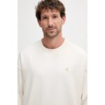 Ck Lv04rc277g Premıum Terry Monogram Cn Erkek Sweatshirt – BEYAZ - Görsel 3