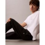 Ck Lv04rc279g Premıum Terry Monogram Jogger Erkek Eşofman Altı – SİYAH - Görsel 5