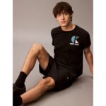 Ck Lv04rc280g Premıum Terry Monogram Erkek Şort – SİYAH - Görsel 4