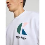 Ck Lv04rc285g Ls Eu 350terry Ck Bauhaus Logo C Erkek Sweatshirt – BEYAZ - Görsel 2