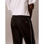 Ck Lv04rc522g Relaxed Crınkle Nylon Track Erkek Pantolon – SİYAH - Görsel 4