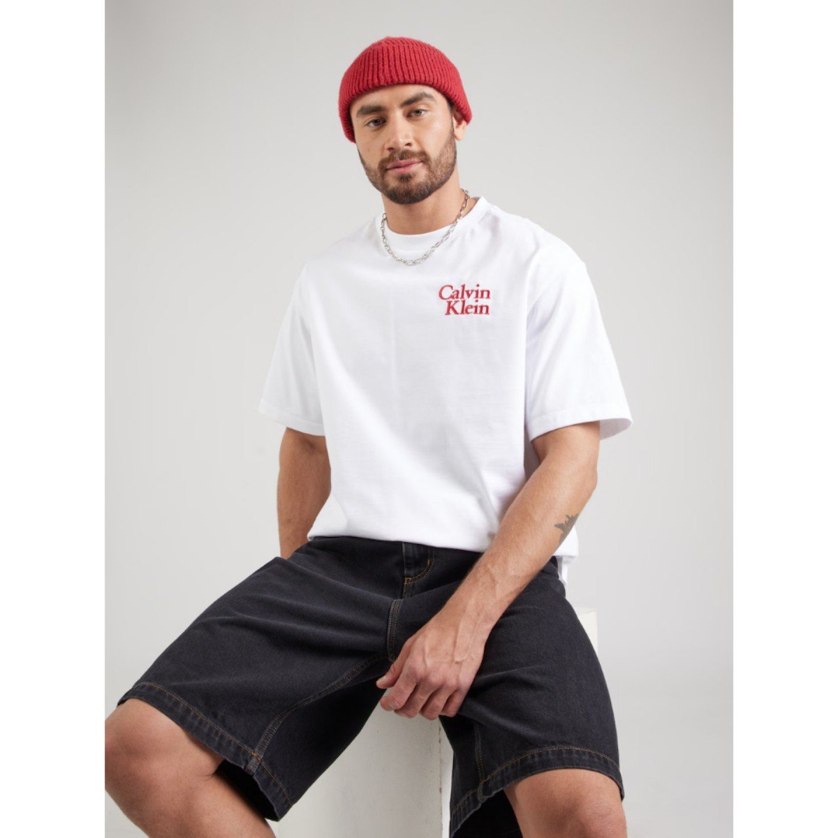 153392-0-ck-lv04rc808g-ss-16s-calvin-resort-script-grap-erkek-tshirt-01034794e43b Ck Lv04rc808g Ss 16s Calvın Resort Scrıpt Grap Erkek Tshırt – BEYAZ - Görsel 1