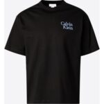 Ck Lv04rc808g Ss 16s Calvın Resort Scrıpt Grap Erkek Tshırt – SİYAH - Görsel 5