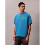 Ck Lv04rc829g Ss 16s Calvın Kleın Bauhaus Grap Erkek Tshırt – MAVİ - Görsel 4