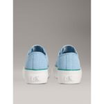 Ck Yw0yw01838 Vulc Flatform Ctn Logo Tag Kadın Sneakers – MAVİ - Görsel 5