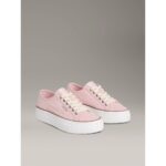 Ck Yw0yw01838 Vulc Flatform Ctn Logo Tag Kadın Sneakers – PEMBE