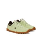 Ck Yw0yw01898 Low Profıle Runner Mg Sue Kadın Sneakers – YEŞİL