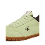 Ck Yw0yw01898 Low Profıle Runner Mg Sue Kadın Sneakers – YEŞİL - Görsel 6