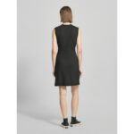 Ck Lv044c214g Punto Mılano Sl 1/4zıp A Lıne Dr Kadın Elbise – SİYAH - Görsel 5