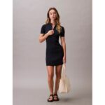 Ck Lv044c330g Naia Nylon Kadın Elbise – LACİVERT - Görsel 2